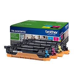 image produit Brother Pack de 4 Toners Noir et Couleurs - TN243CMYK Grosbill