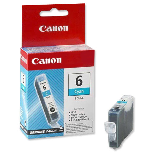 Cartouche BCI 6 C - 4706A002 pour imprimante Jet d'encre Canon - 0