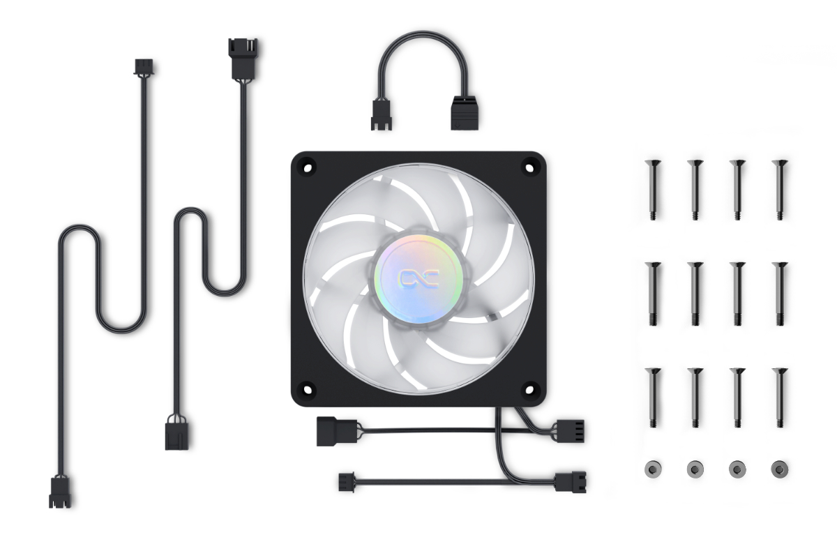 Alphacool Apex Stealth Metall Aurora 120 - Ventilateur boîtier - 3