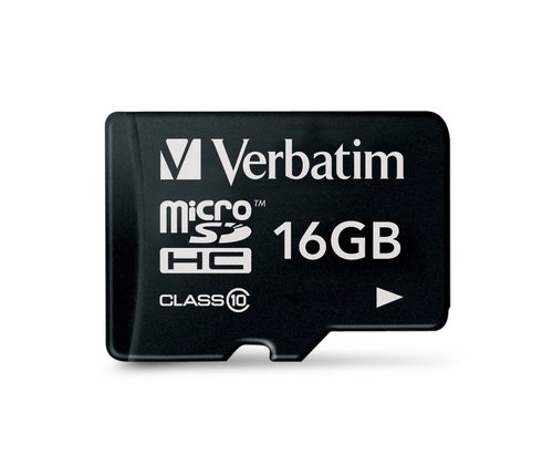 Verbatim SecureDigital/16GB micro SDHC Class 10