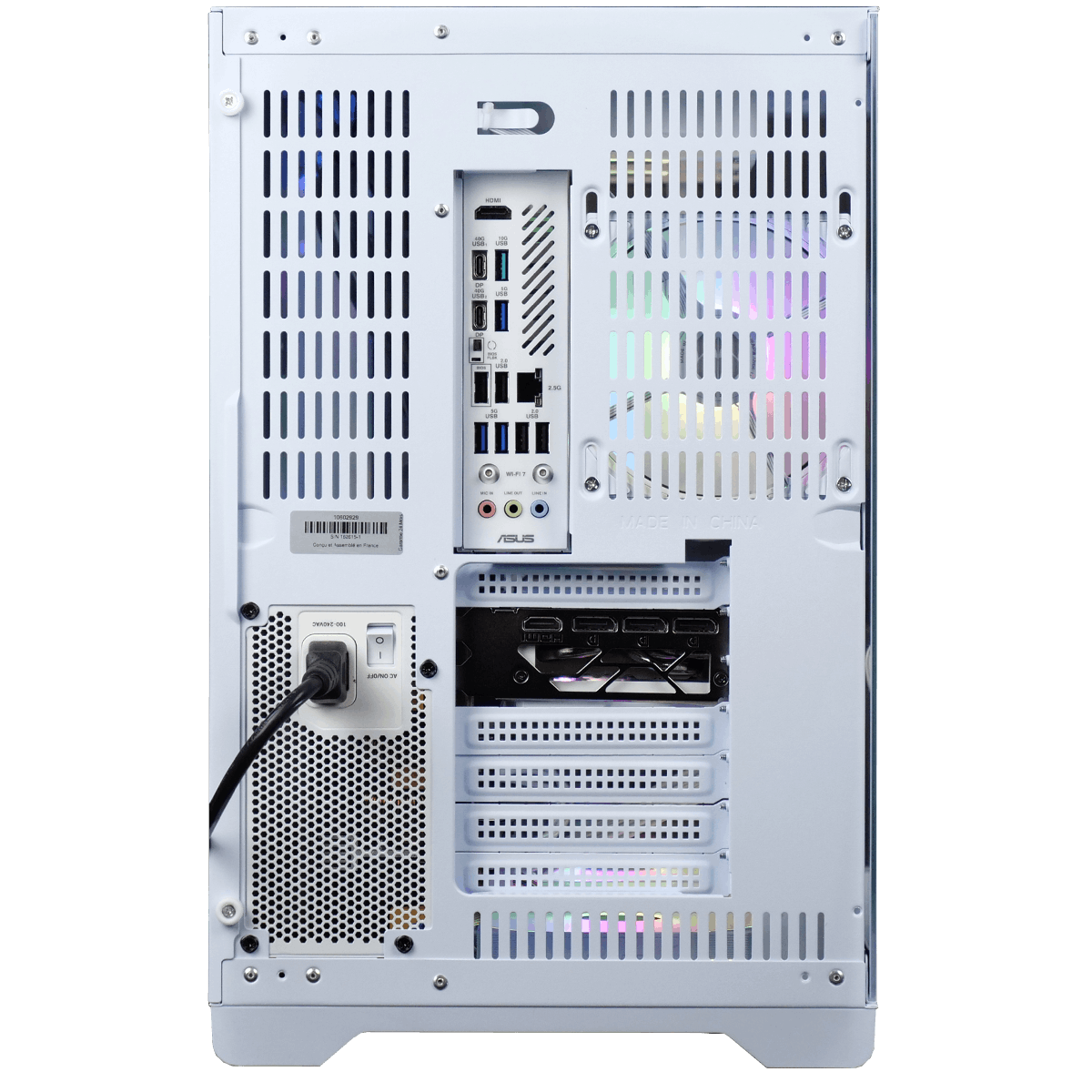 Grosbill MARSHMALLOW - R7-9800X3D/5080/32Go/2To - CYB-GB (PCG-10602929) - Achat / Vente PC Fixe sur grosbill.com - 5