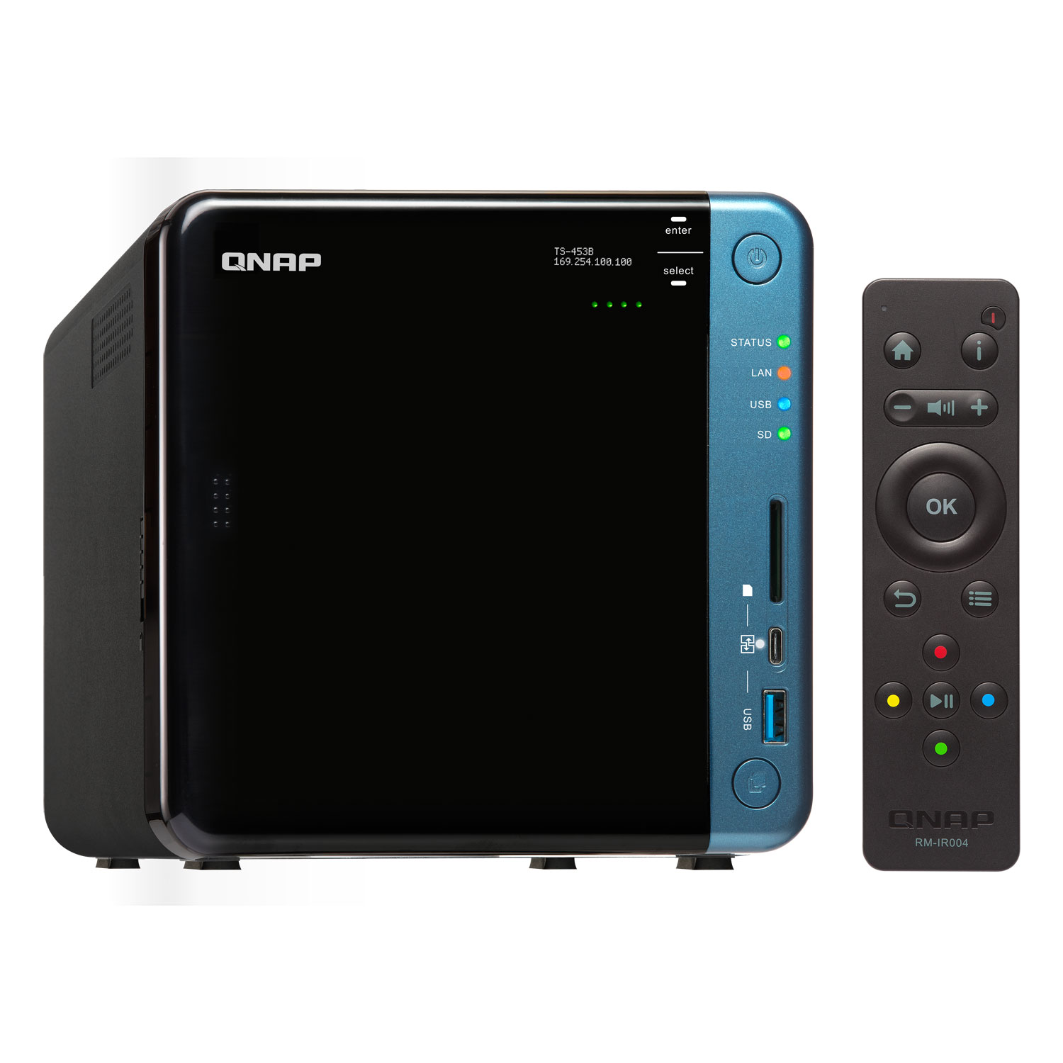 Qnap TS-453B-8G - 4 HDD - Serveur NAS Qnap - grosbill.com - 4