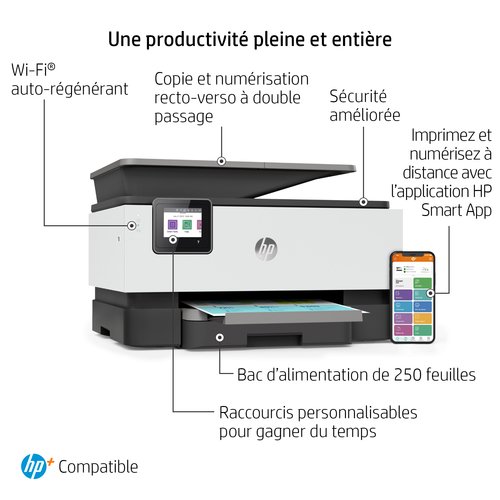 OFFICEJET PRO 9010E ALL-IN-ONE (257G4B#629) - Achat / Vente sur grosbill.com - 6