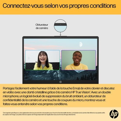 HP/15-fc0155nf/FHD/R5-7520U/8GB/512/W11H - Achat / Vente sur grosbill.com - 7