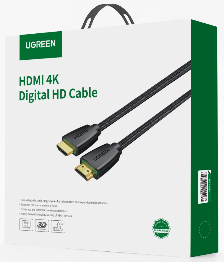 Câble HDMI 2.0 Highspeed + Ethernet mâle/mâle - 3m - 1