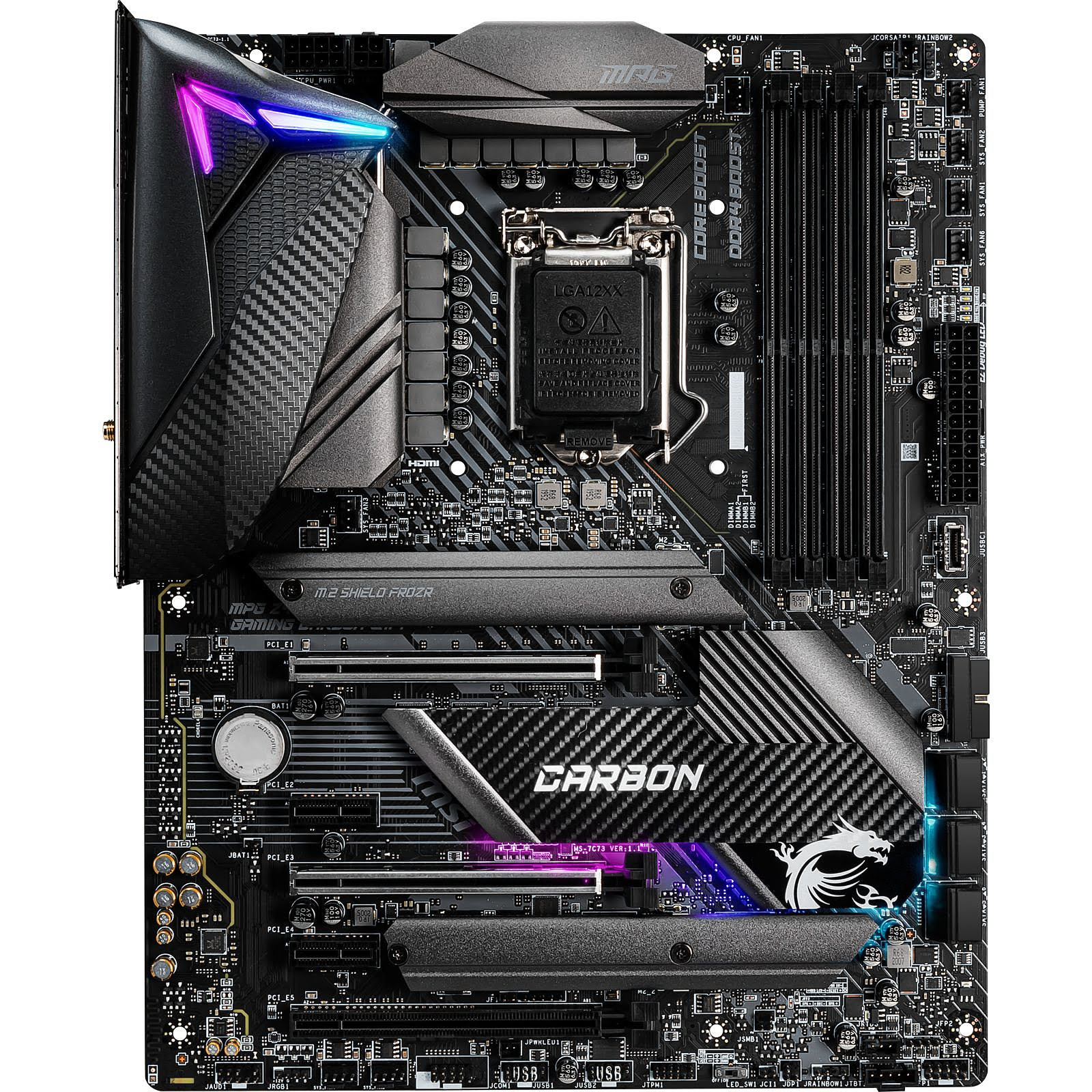 MSI MPG Z490 GAMING CARBON WiFi ATX  - Carte mère MSI - 4