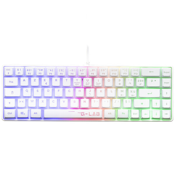 The G-LAB Keyz Hydogen Blanc - Clavier PC The G-LAB - grosbill.com - 0