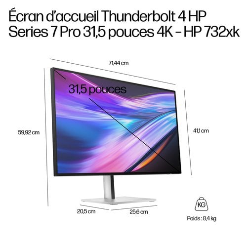 S7 PRO 732XK 4K 31.5INCH TB - Achat / Vente sur grosbill.com - 6