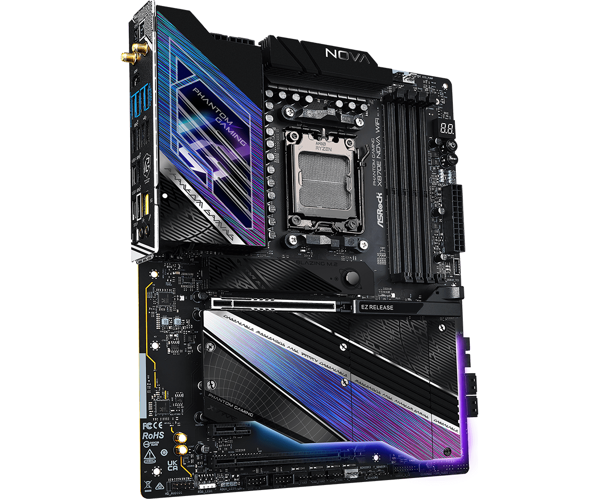 ASRock X870E NOVA WIFI ATX  - Carte mère ASRock - grosbill.com - 2