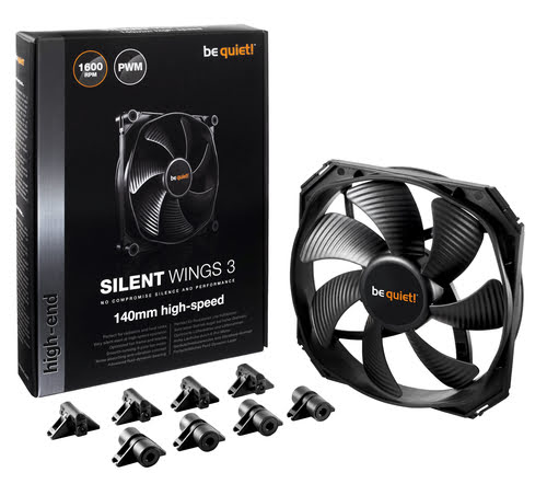 be quiet! Case Fan Silent Wings 3 140mm PWM HighSpeed -BL071 - Ventilateur boîtier - 2