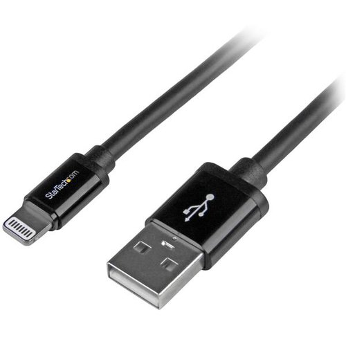 2m Black 8-pin Lightning to USB Cable - Achat / Vente sur grosbill.com - 2