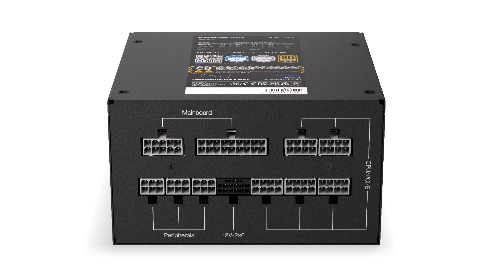 ENDORFY  80+ Gold (1000W) - Alimentation ENDORFY  - grosbill.com - 7