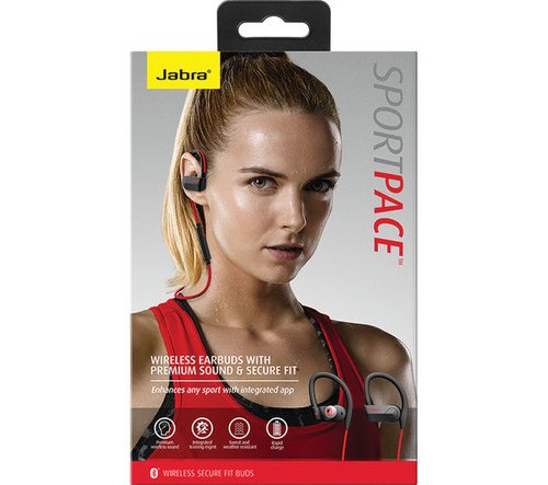 Jabra Jabra Pace Rouge   Sans fil   Idéal Sport   Résist  - Micro-casque - 5