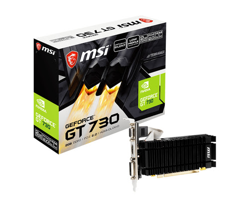 image produit MSI GeForce GT 730 N730K-2GD3H/LPV1 Grosbill