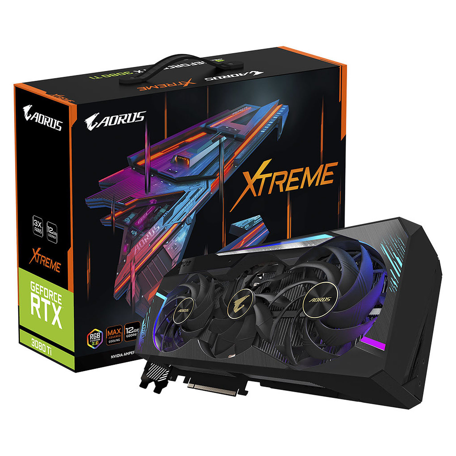 Gigabyte AORUS RTX 3080 Ti XTREME 12G LHR - Carte graphique - 0