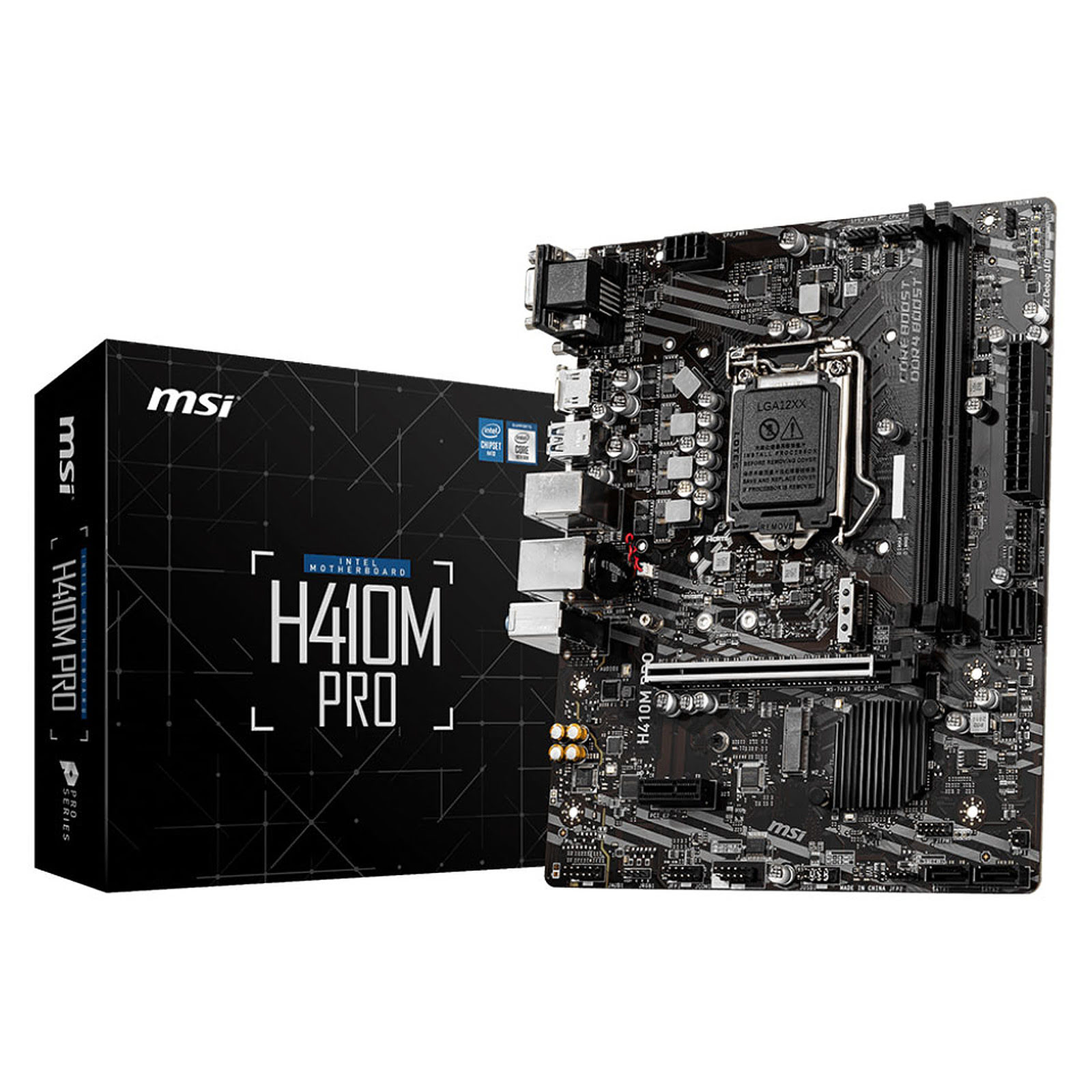 MSI H410M PRO Micro-ATX  - Carte mère MSI - grosbill.com - 0