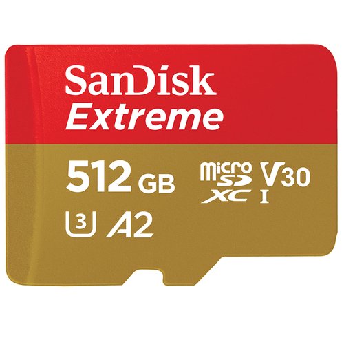 Sandisk Extreme microSDXC 512GB+SD Adapter