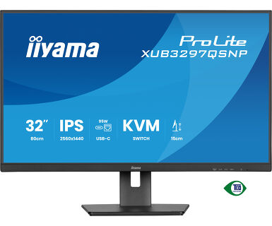 Iiyama 32 pouces  XUB3297QSNP-B1 - Ecran PC Iiyama - grosbill.com - 1