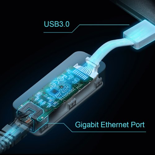 TP-Link USB 3.0 to Gigabit Ethernet Adapter - Carte réseau - 3