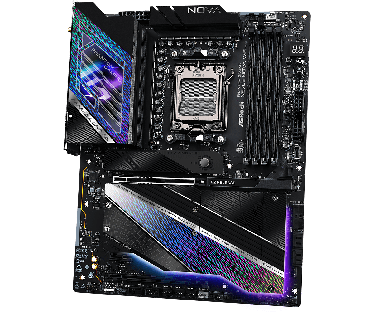 ASRock X870E NOVA WIFI ATX  - Carte mère ASRock - grosbill.com - 3