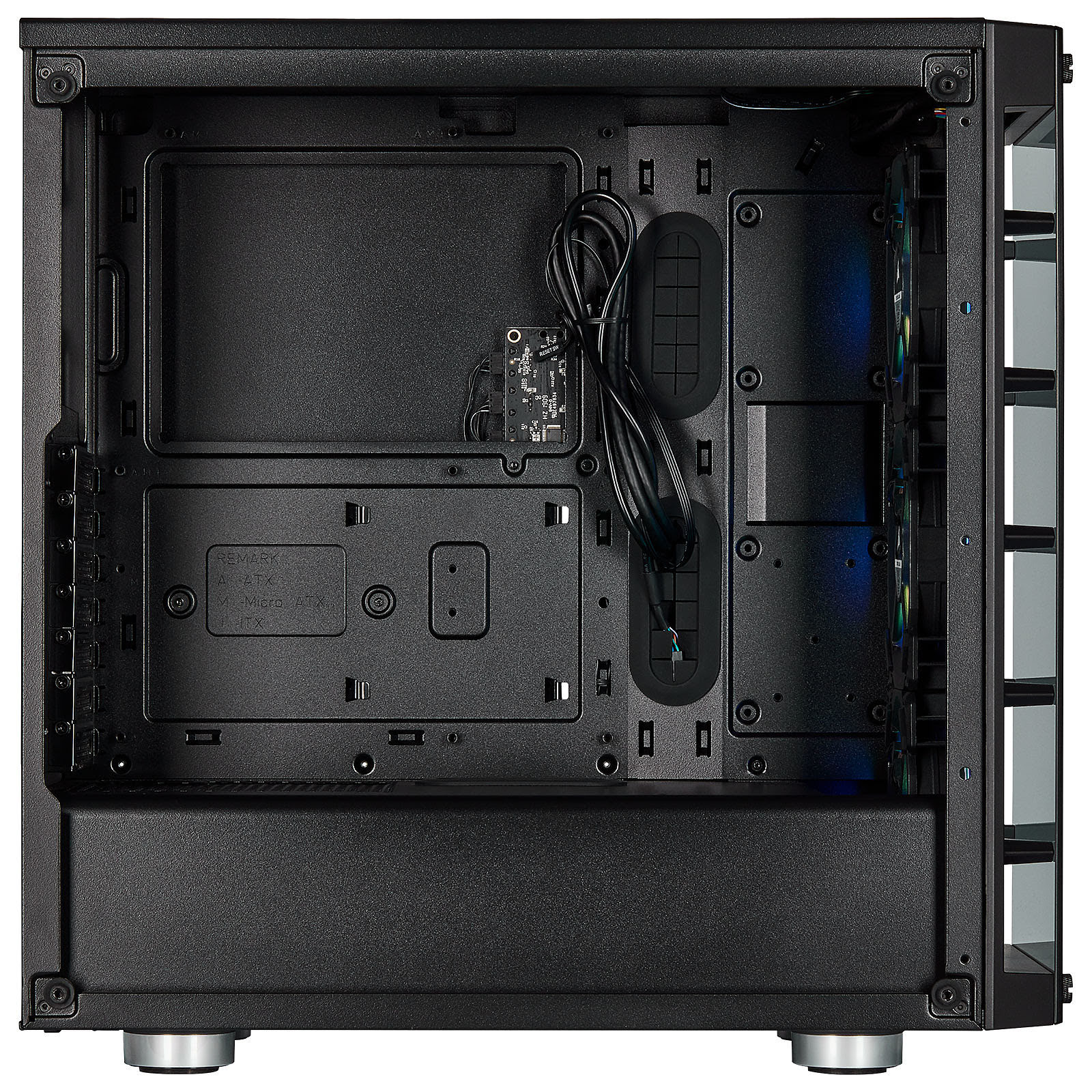 Corsair iCUE 465X RGB Black Noir - Boîtier PC Corsair - 1