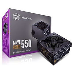 image produit Cooler Master ATX 550W 80+ Bronze - MWE V2 - MPE-5501-ACABW-BEU Grosbill