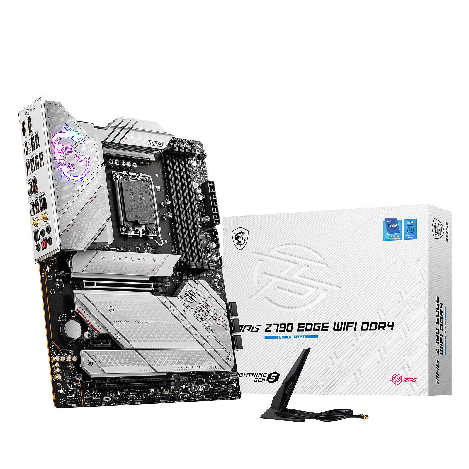 MSI MPG Z790 EDGE WIFI DDR4 ATX  - Carte mère MSI - grosbill.com - 0