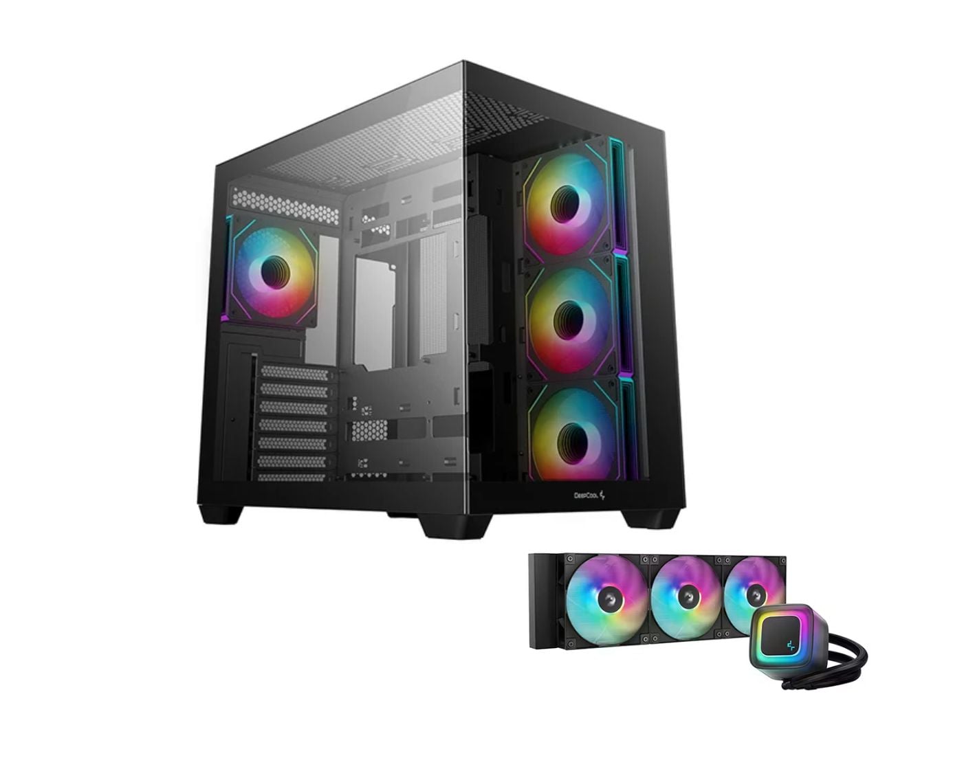 CG530 4F Noir + LE360 V2 - Noir - 360mm - grosbill.com - 0