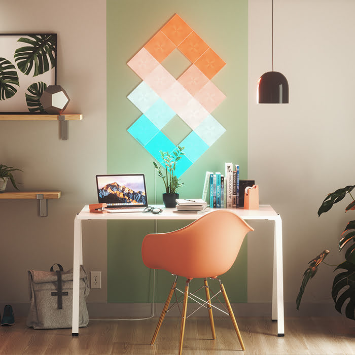 Nanoleaf Canvas Starter Kit - 17 pièces (NL29-0010SW-17PK) - Achat / Vente Objet connecté / Domotique sur grosbill.com - 2