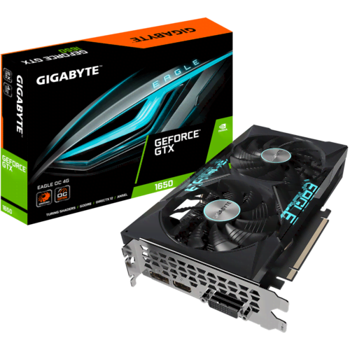 Gigabyte GTX 1650 D6 EAGLE OC 4G  - Carte graphique Gigabyte - 0