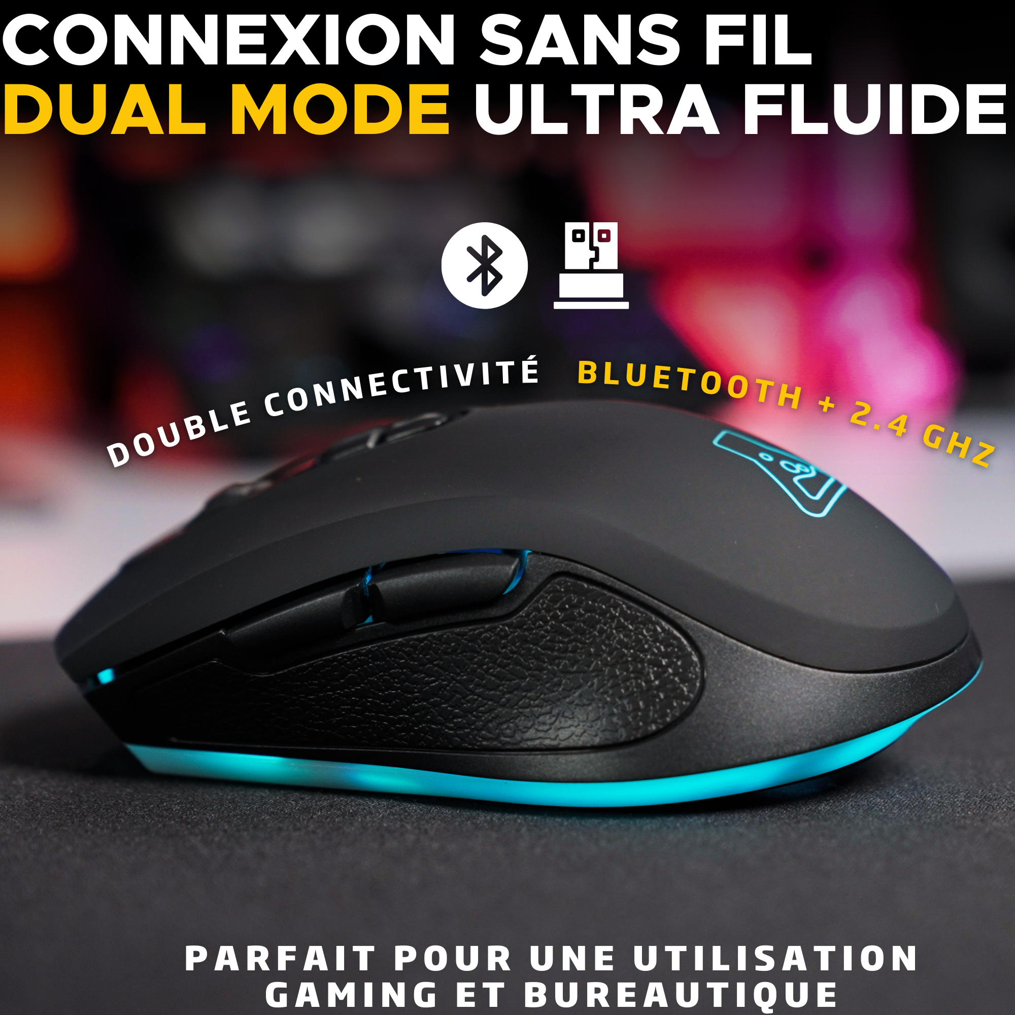 The G-LAB KULT KRYPTON - Souris PC The G-LAB - grosbill.com - 2