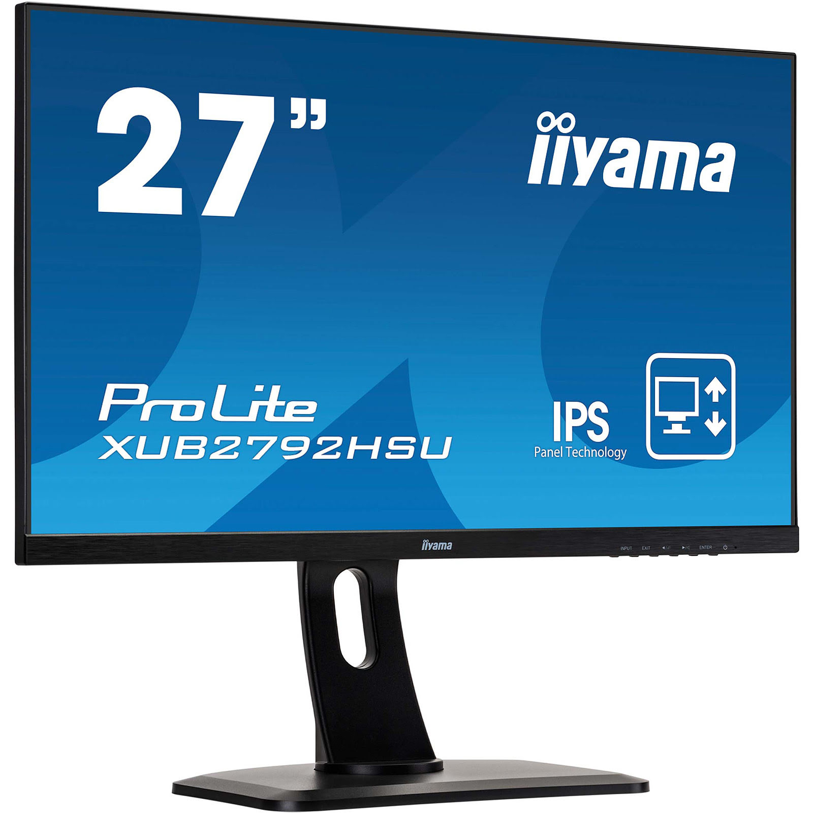 Iiyama 27 pouces  XUB2792HSU-B1-- - Ecran PC Iiyama - grosbill.com - 3