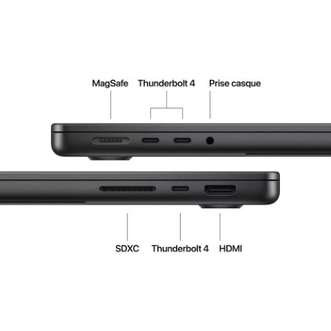 Macbook Pro MGDT4FN/A - M5 Pro 14" 24Go 2To Noir - Achat / Vente sur grosbill.com - 4