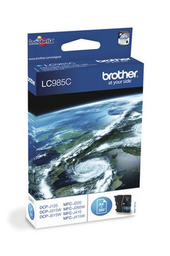 Brother - Cyan - LC985CBP - Achat / Vente Consommable imprimante sur grosbill.com - 0
