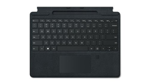 Microsoft Surface Pro 8/9 Type Cover Noir/Azerty/FingerPrint