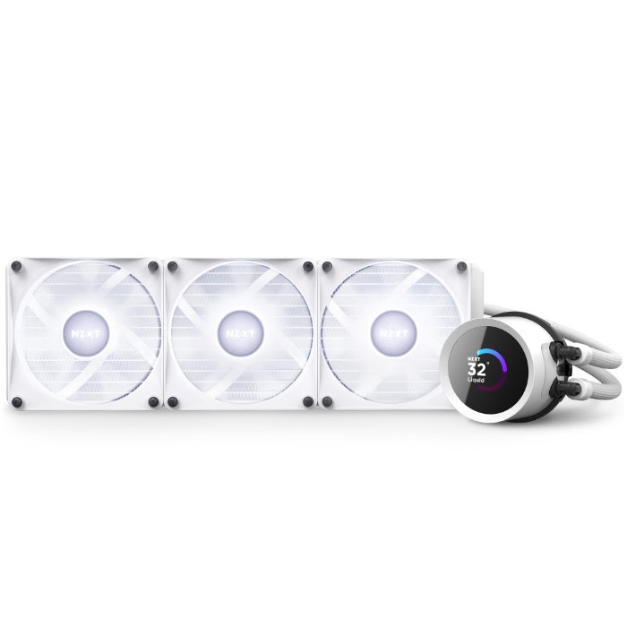 NZXT Kraken Blanc RGB 360mm - Watercooling NZXT - grosbill.com - 3