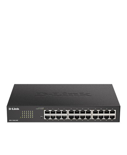 Switch D-Link 24 ports 10/100/1000 -  DGS-1100-24V2 - grosbill.com - 0