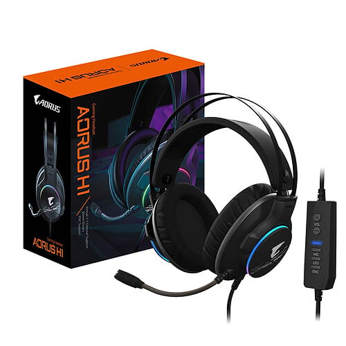 Gigabyte Micro Casque GP-AORUS H1 7.1 Filaire#