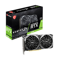 image produit MSI GeForce RTX 3060 VENTUS 2X 12G OC LHR-Seconde Vie-Bon Etat Grosbill