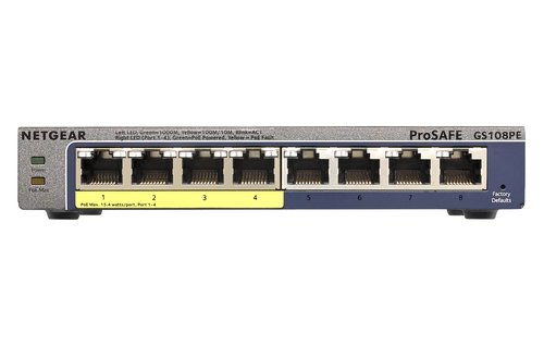 Netgear ProSAFE 8-Port Gigabit Unmanaged+POE