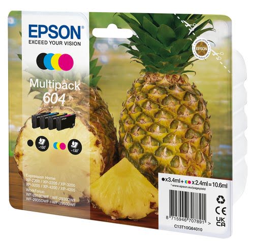 Epson Ink/604 Pineapple CMYK SEC