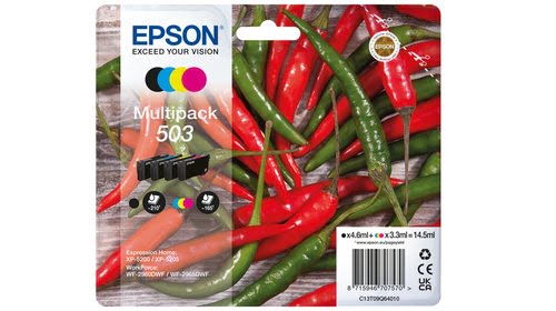 Epson Ink/503 Chillies CMYK - Achat / Vente Consommable imprimante sur grosbill.com - 0