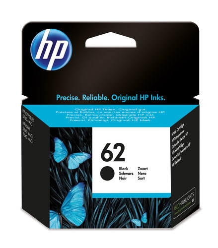 Cartouche d'encre HP 62 Noire - C2P04AE301 pour imprimante  HP - 0