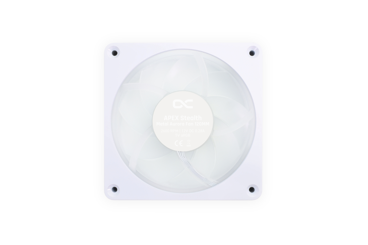 Alphacool Apex Stealth Metall Aurora 120 - Ventilateur boîtier - 2