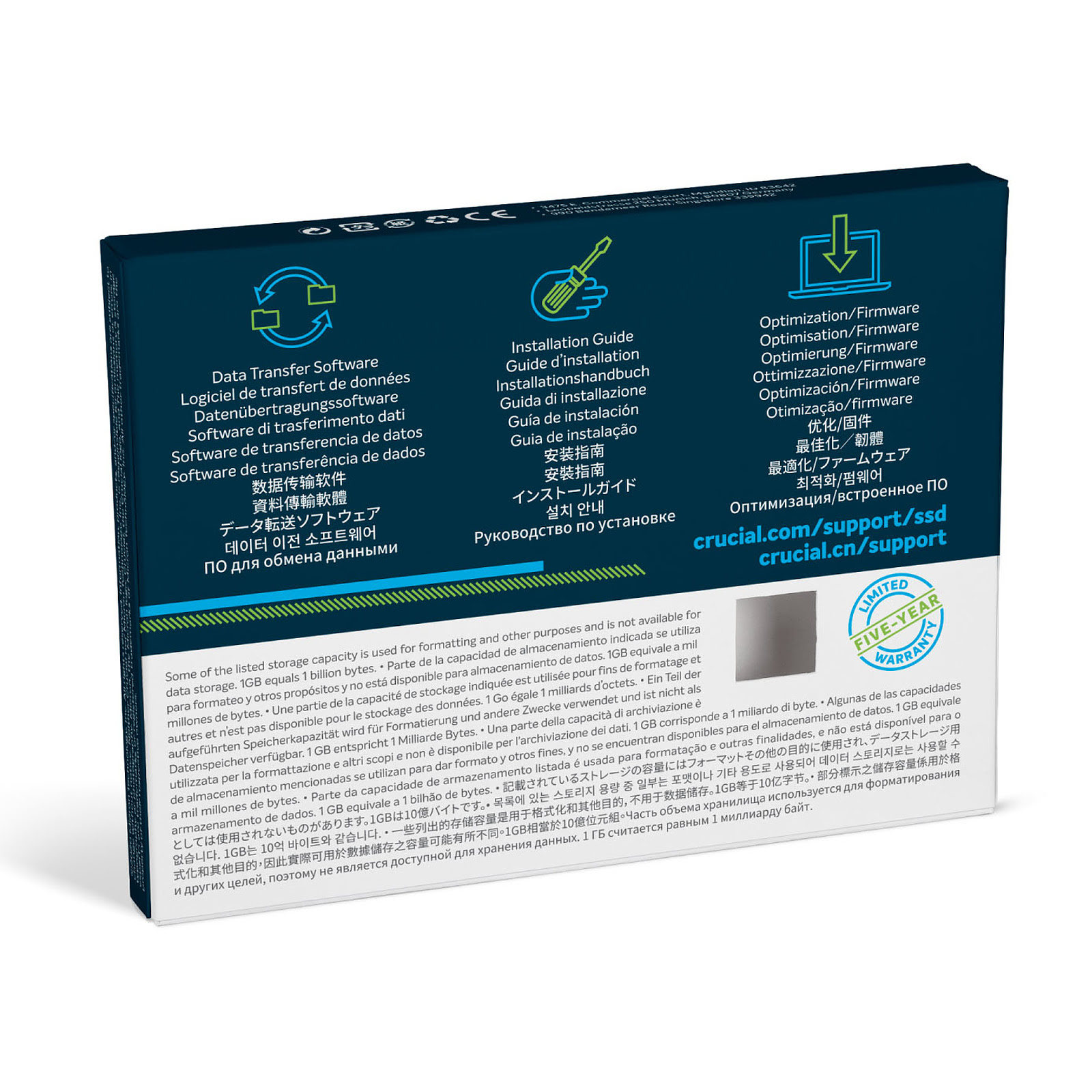 Crucial P2  M.2 - Disque SSD Crucial - grosbill.com - 1