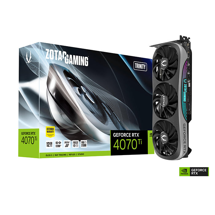 ZOTAC GeForce RTX 4070 Ti TRINITY  - Carte graphique ZOTAC - 0