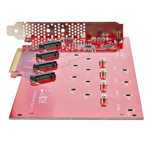 QUAD M.2 PCIE SSD ADAPTER CARD - Achat / Vente sur grosbill.com - 3