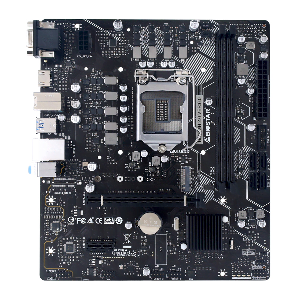 Biostar H510MH 2.0 Micro-ATX  - Carte mère Biostar - grosbill.com - 3