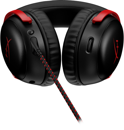 HyperX Cloud III Rouge Stereo Noir - Micro-casque - grosbill.com - 2