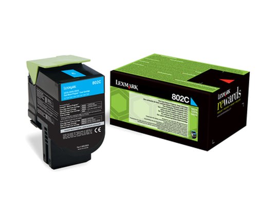 Lexmark - Cyan - 80C20C0